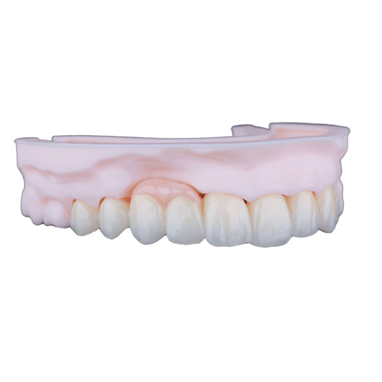 Białe korony cyrkonowe