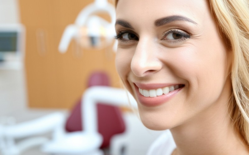 Sonrisa con prótesis de cerámica de aspecto natural