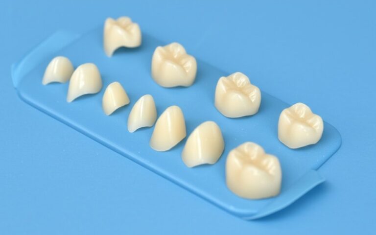 Comparación entre dientes de porcelana y acrílicos
