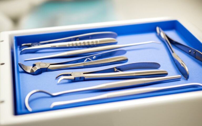 Professional dental forceps collection