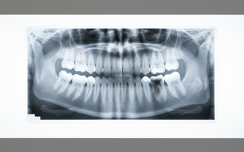 Dental X-ray of a tooth