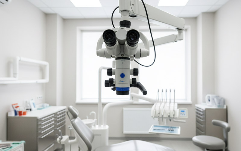 Modern endodontic microscope