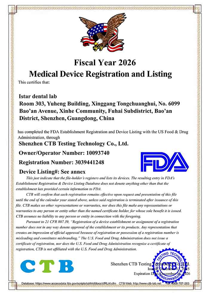 ASD Dental Lab FDA (1)